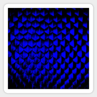 Amazingly Detailed Vector Graphic Blue Dragon Scales Design Sticker